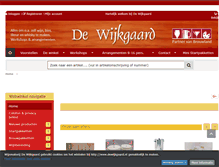 Tablet Screenshot of dewijkgaard.nl